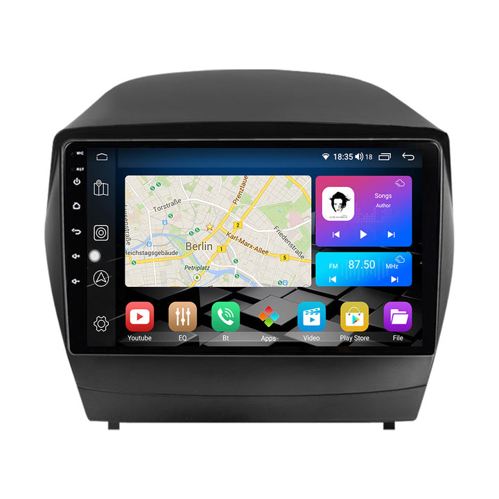 LEHX L6 Pro 2 Din Android 12 Car Radio for Hyundai Tucson 2 LM IX35 2009-2015 Stereo Carplay GPS Navigation Car DVD Player